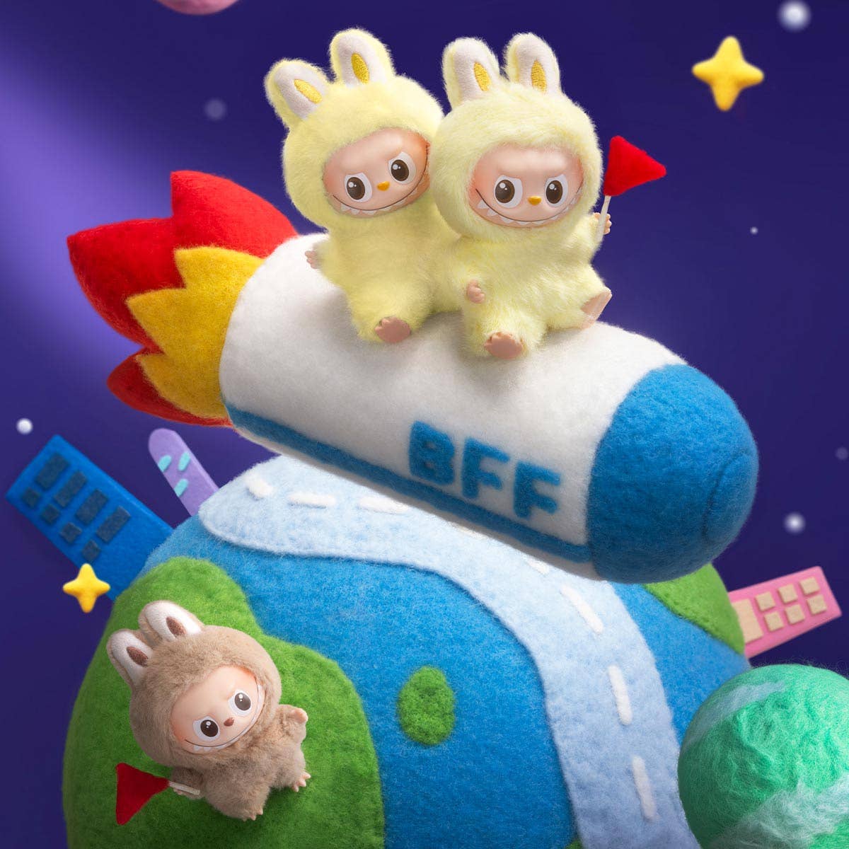 [Pop Mart] Official THE MONSTERS Pin for Love Series-Vinyl Plush Pendant Blind Box (N-Z)