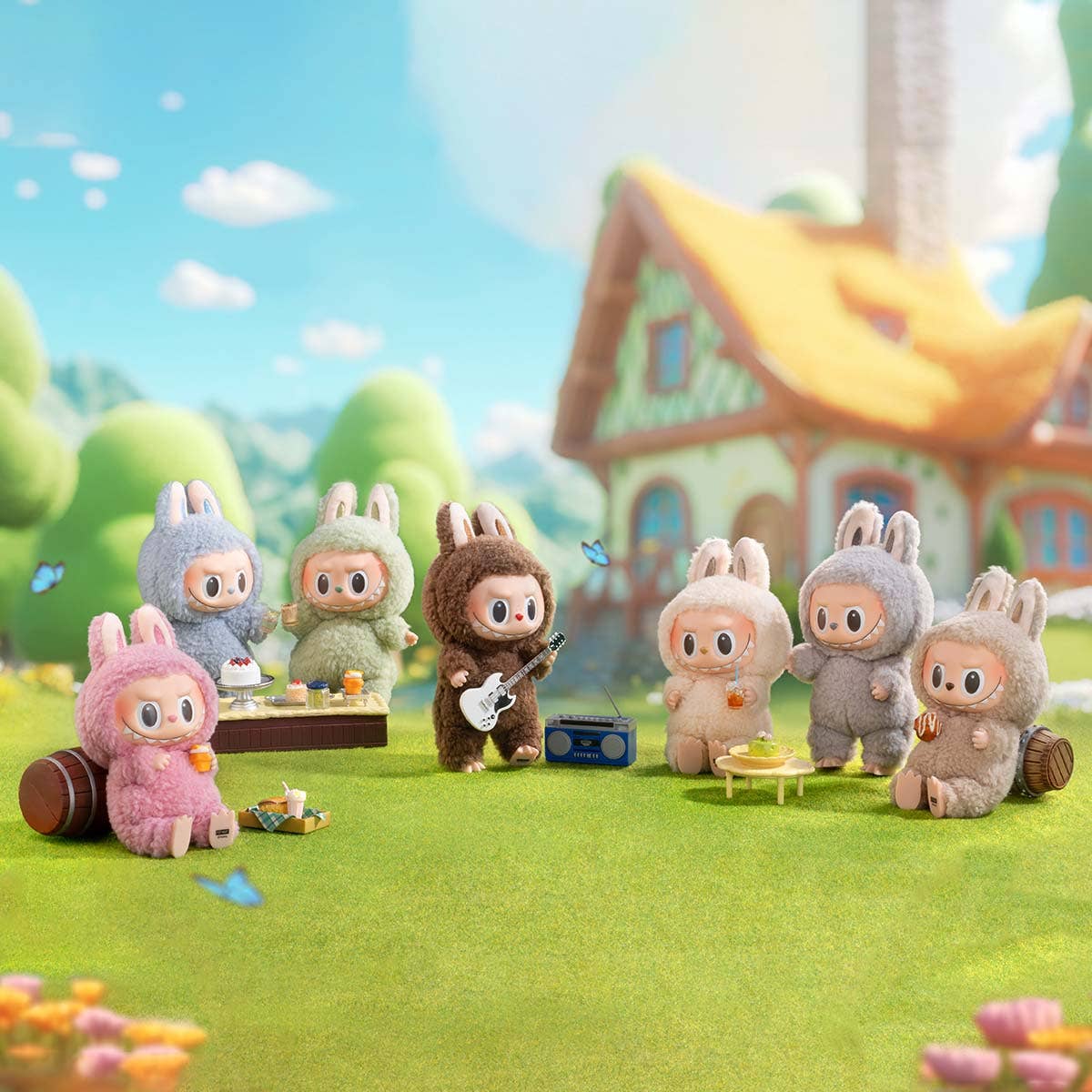 Pop Mart Authentic THE MONSTERS - Exciting Macaron Vinyl Face