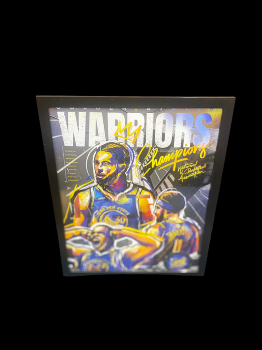 Golden State Warrior Champions Print