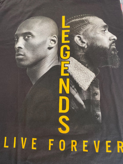 Graphic T-Shirt Legends Forever Kobe and Nipsey