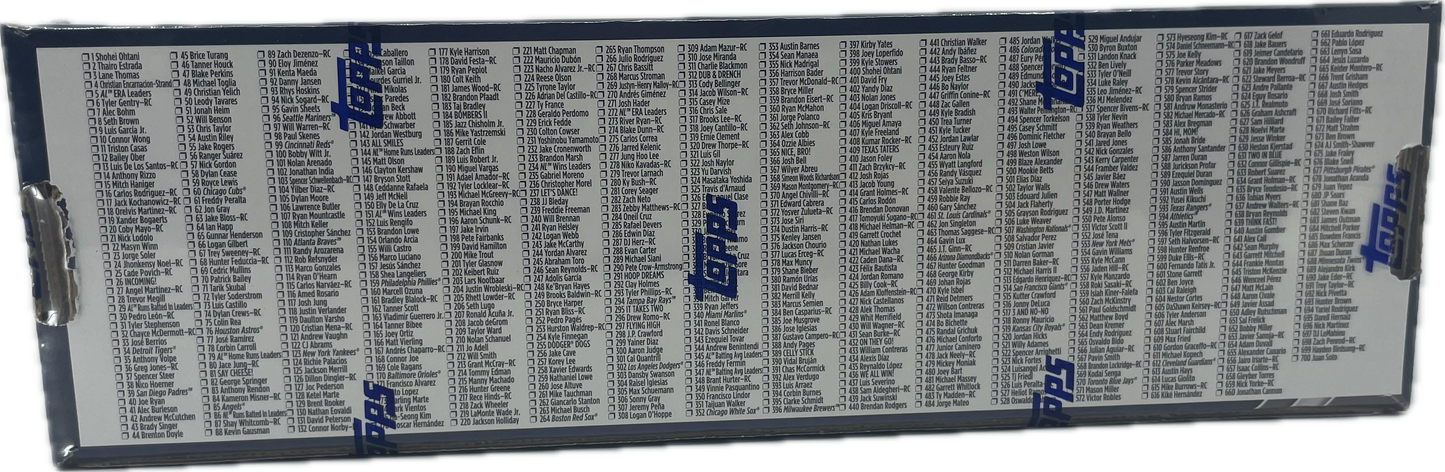 2025 Topps Complete Set MLB Baseball Series 1 & 2